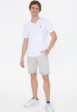 Erkek Beyaz Basic Tişört - 50248506008