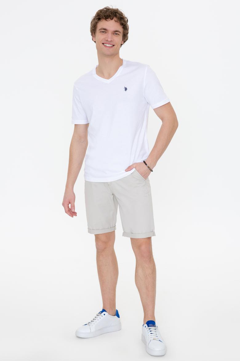 Erkek Beyaz Basic Tişört - 50248506008