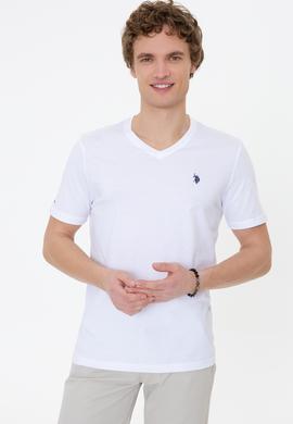 Erkek Beyaz Basic Tişört - 50248506008