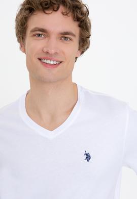 Erkek Beyaz Basic Tişört - 50248506008