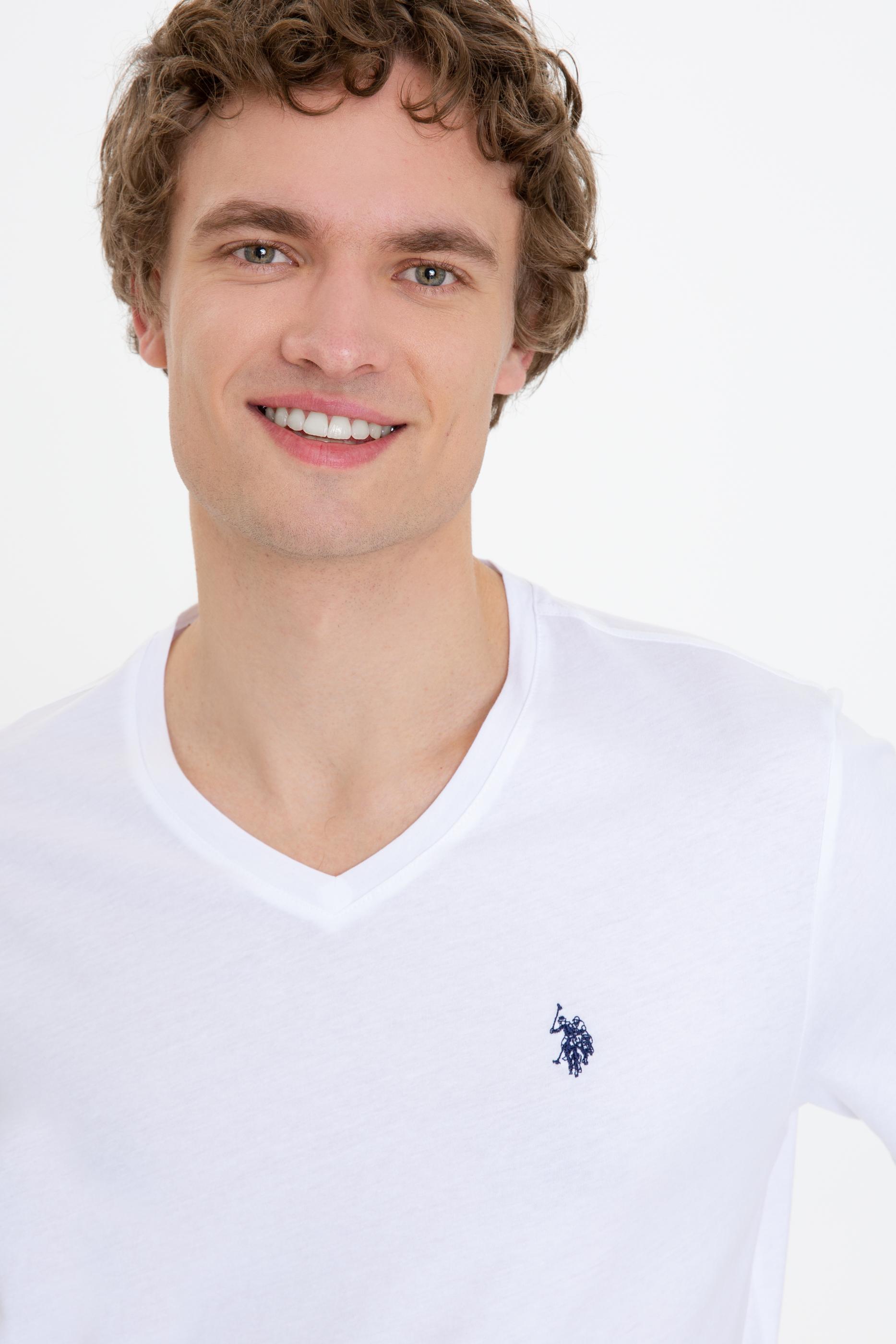 Erkek Beyaz Basic Tişört