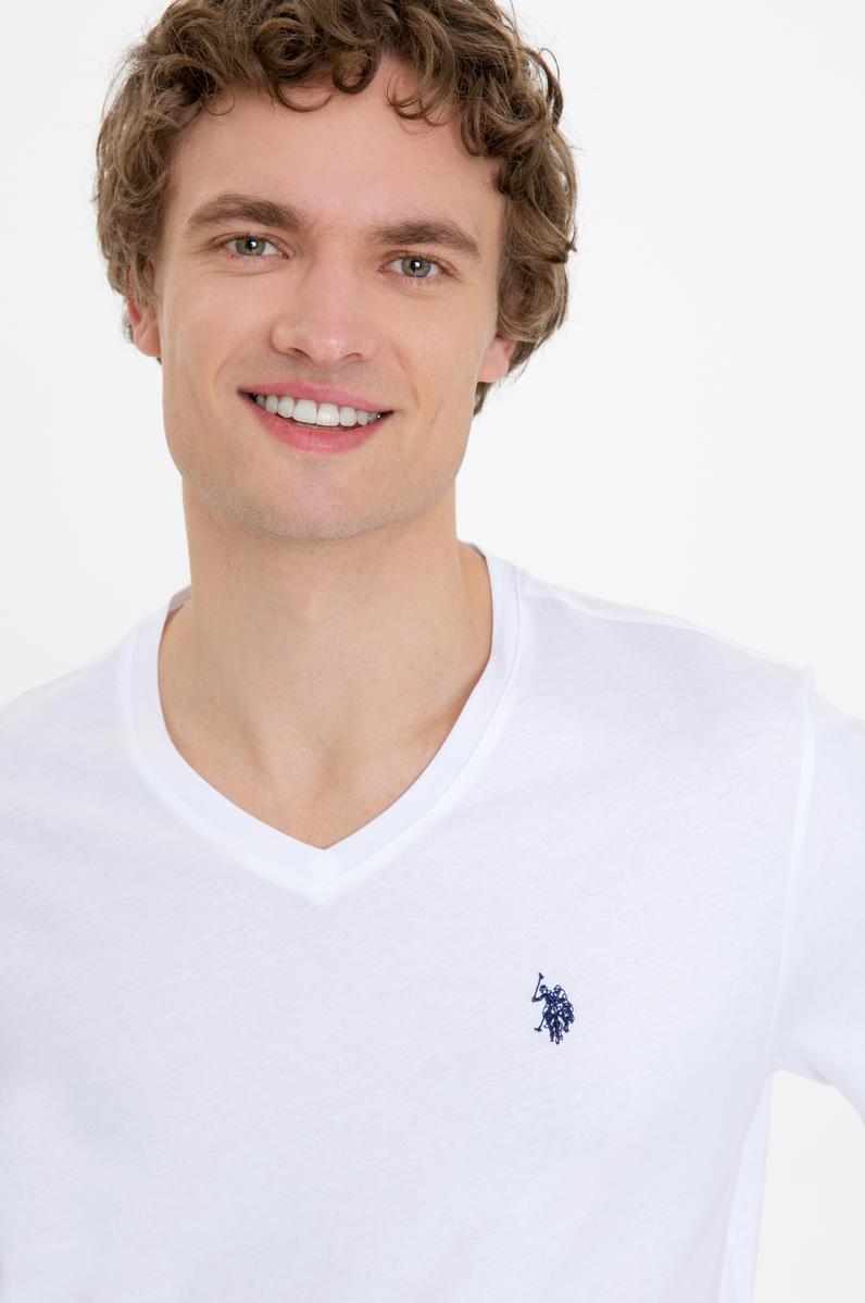 Erkek Beyaz Basic Tişört