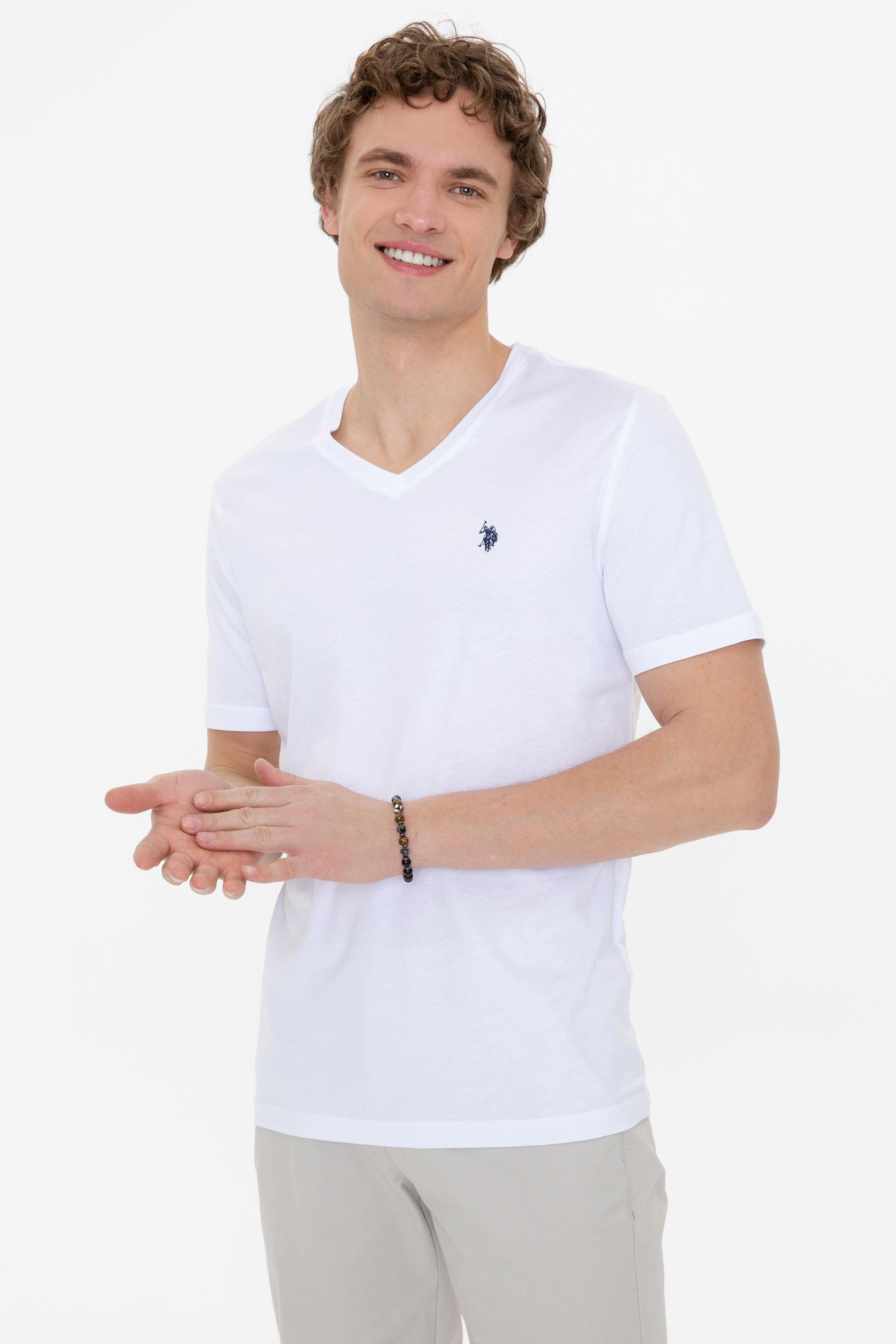 Erkek Beyaz Basic Tişört