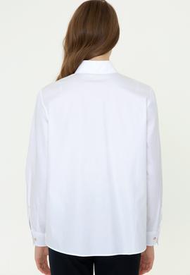Kadın Beyaz Uzun Kollu Gömlek - 50246461050