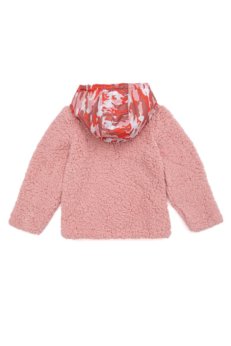 Çocuk Pembe Kapüşonlu Sweatshirt - 50240626004