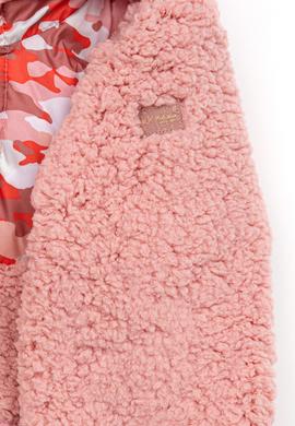 Çocuk Pembe Kapüşonlu Sweatshirt - 50240626004