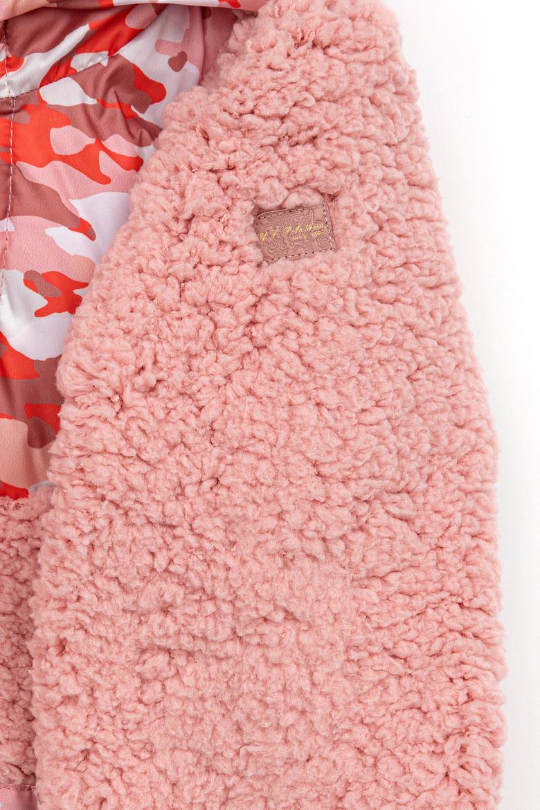 Çocuk Pembe Kapüşonlu Sweatshirt - 50240626004