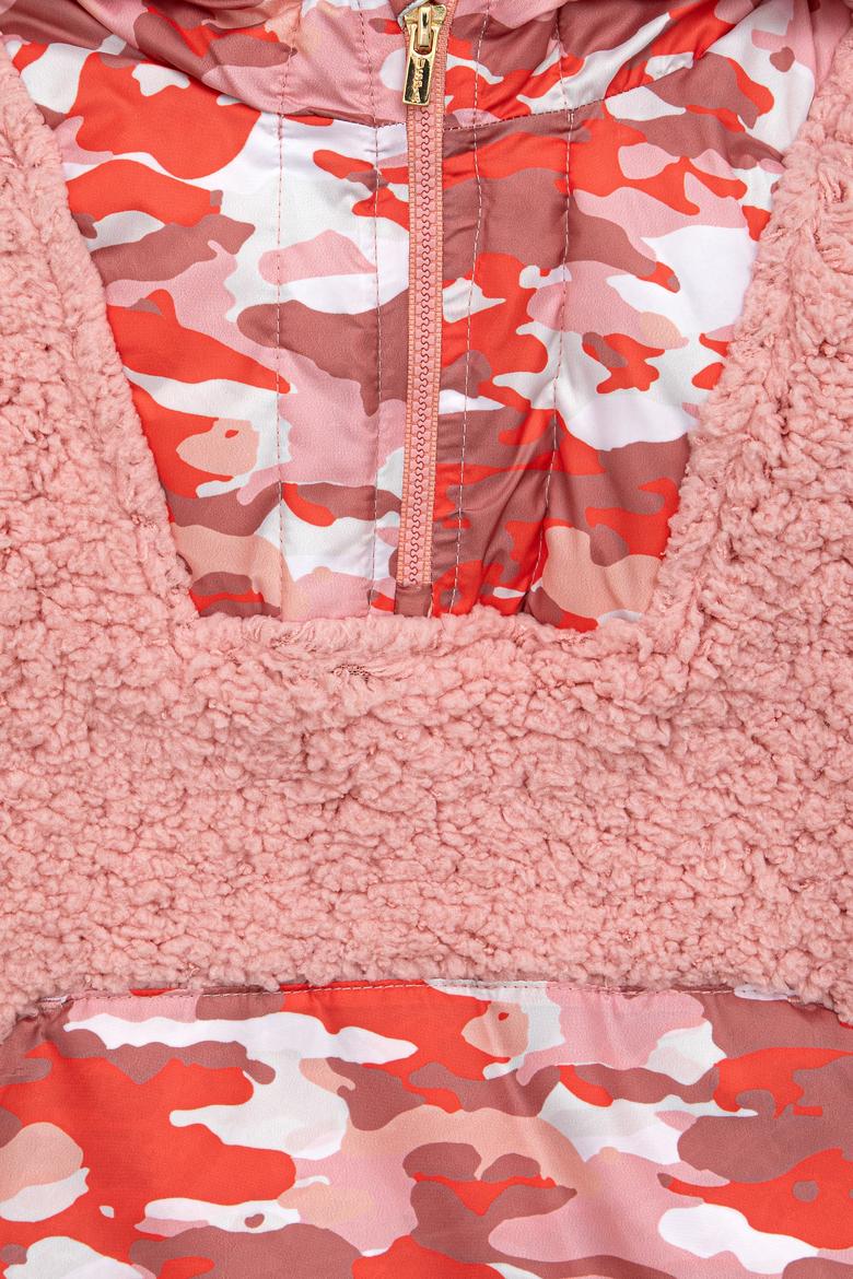 Çocuk Pembe Kapüşonlu Sweatshirt - 50240626004