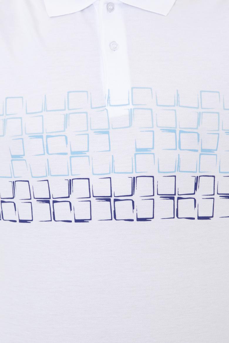 Erkek Mavi Polo Yaka Tişört - 50247675020