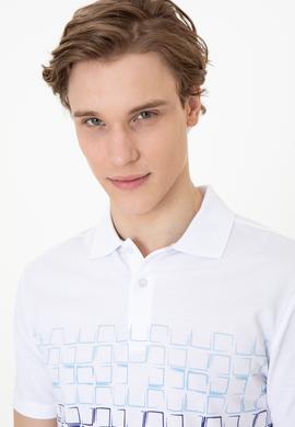 Erkek Mavi Polo Yaka Tişört - 50247675020