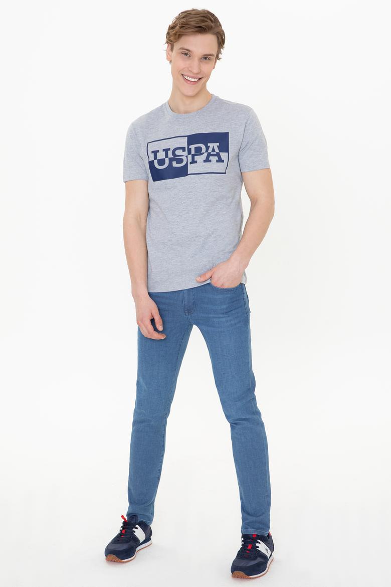 Erkek Gri Melanj Tişört - 50247339037