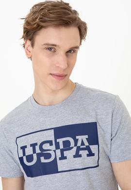 Erkek Gri Melanj Tişört - 50247339037