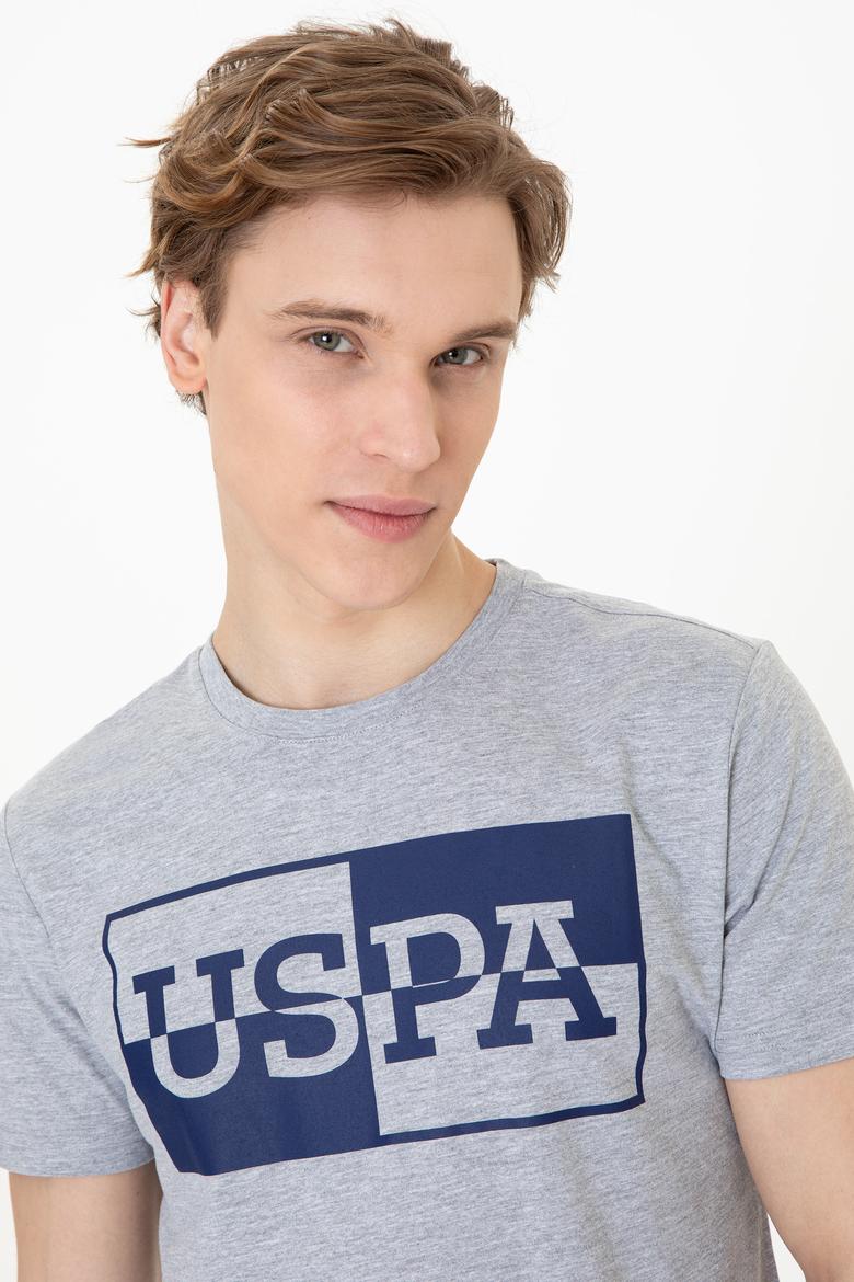 Erkek Gri Melanj Tişört - 50247339037