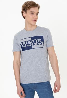 Erkek Gri Melanj Tişört - 50247339037