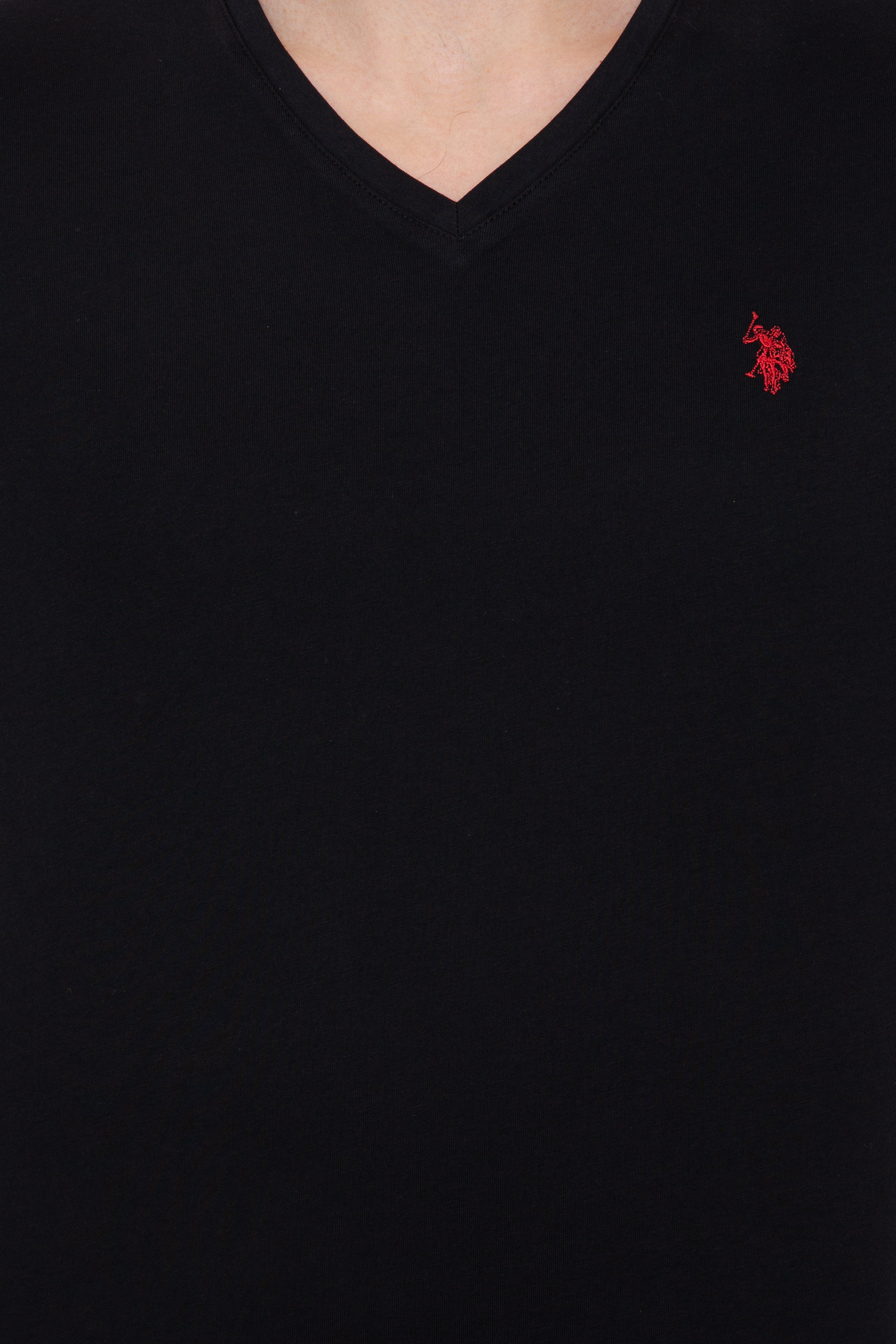 Erkek Siyah Bisiklet Yaka Basic T-Shirt