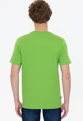 Erkek Yeşil Basic Tişört - 50248569016