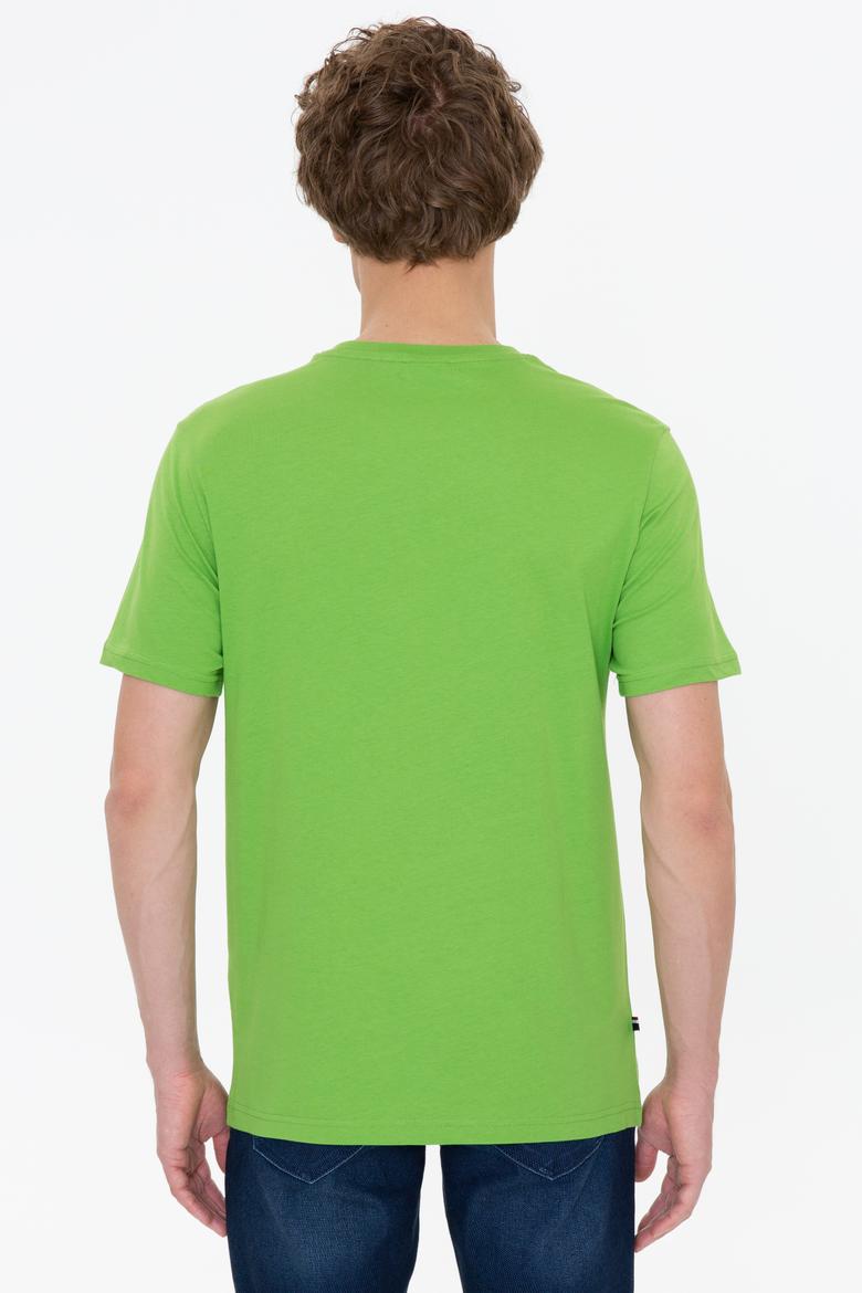 Erkek Yeşil Basic Tişört - 50248569016