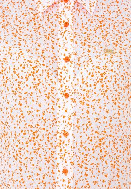 Kadın Turuncu Uzun Kollu Gömlek - 50247291013