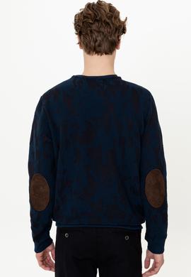 Erkek Lacivert Bisiklet Yaka Sweatshirt - 50241362019