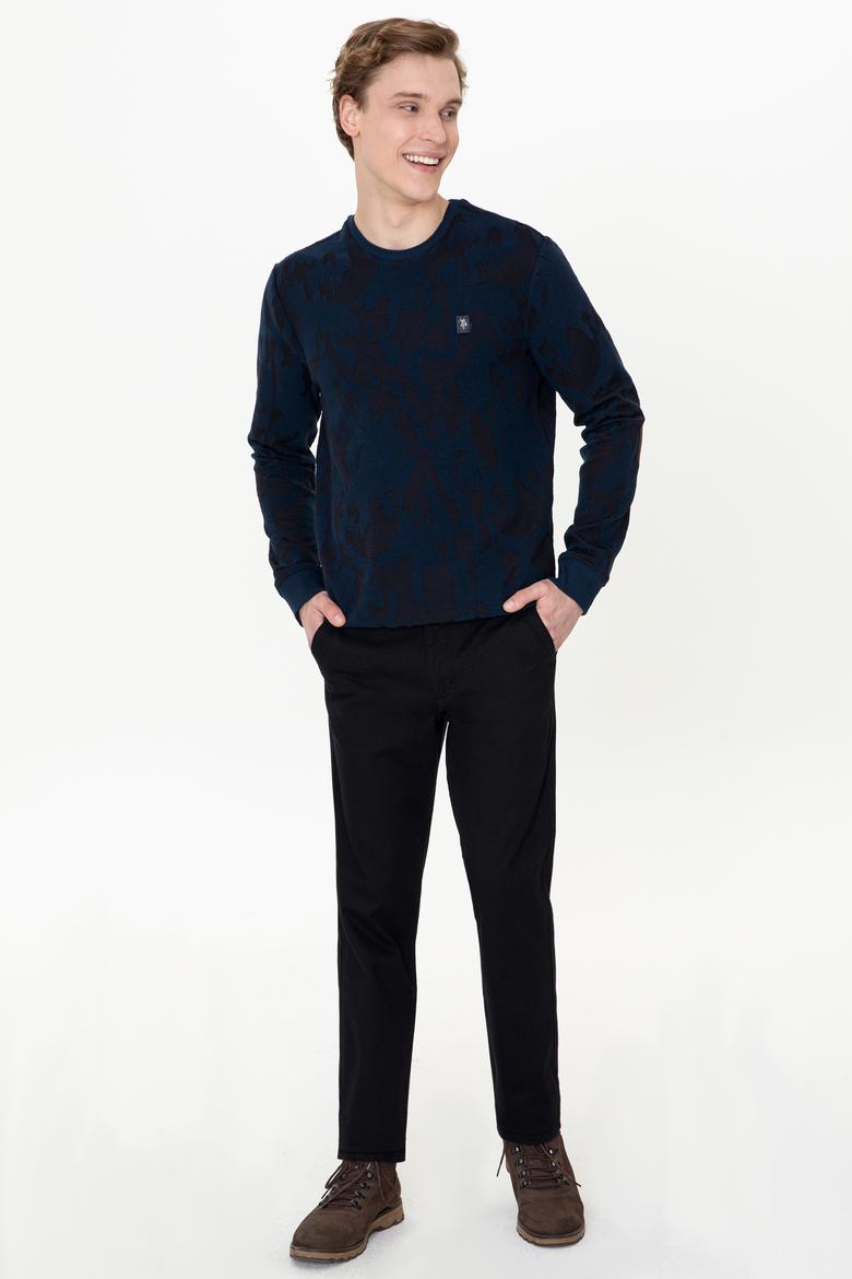 Erkek Lacivert Bisiklet Yaka Sweatshirt - 50241362019