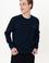 Erkek Lacivert Bisiklet Yaka Sweatshirt