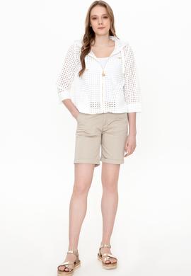 Kadın Ekru Ceket - 50250415020