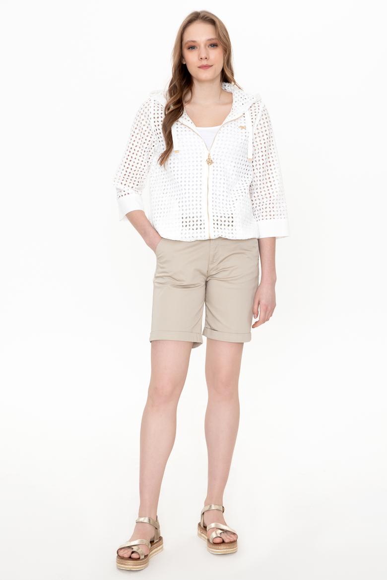 Kadın Ekru Ceket - 50250415020