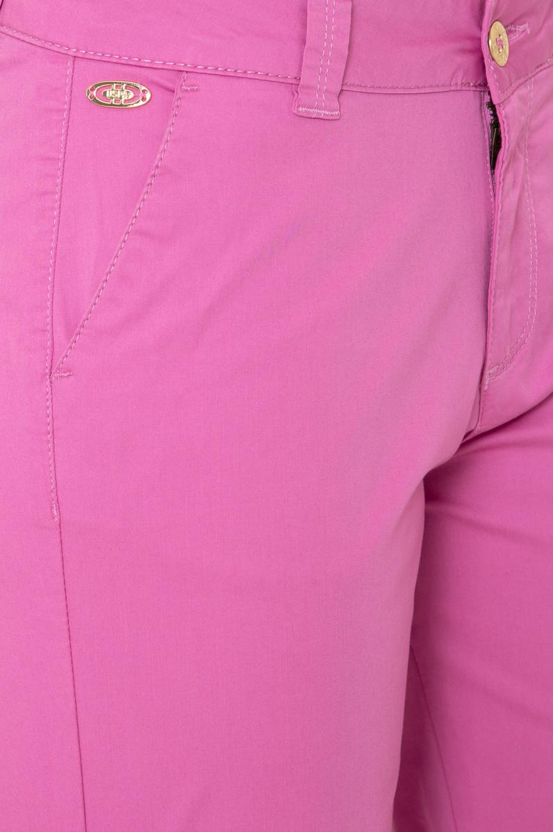 Kadın Pembe Dokuma Şort