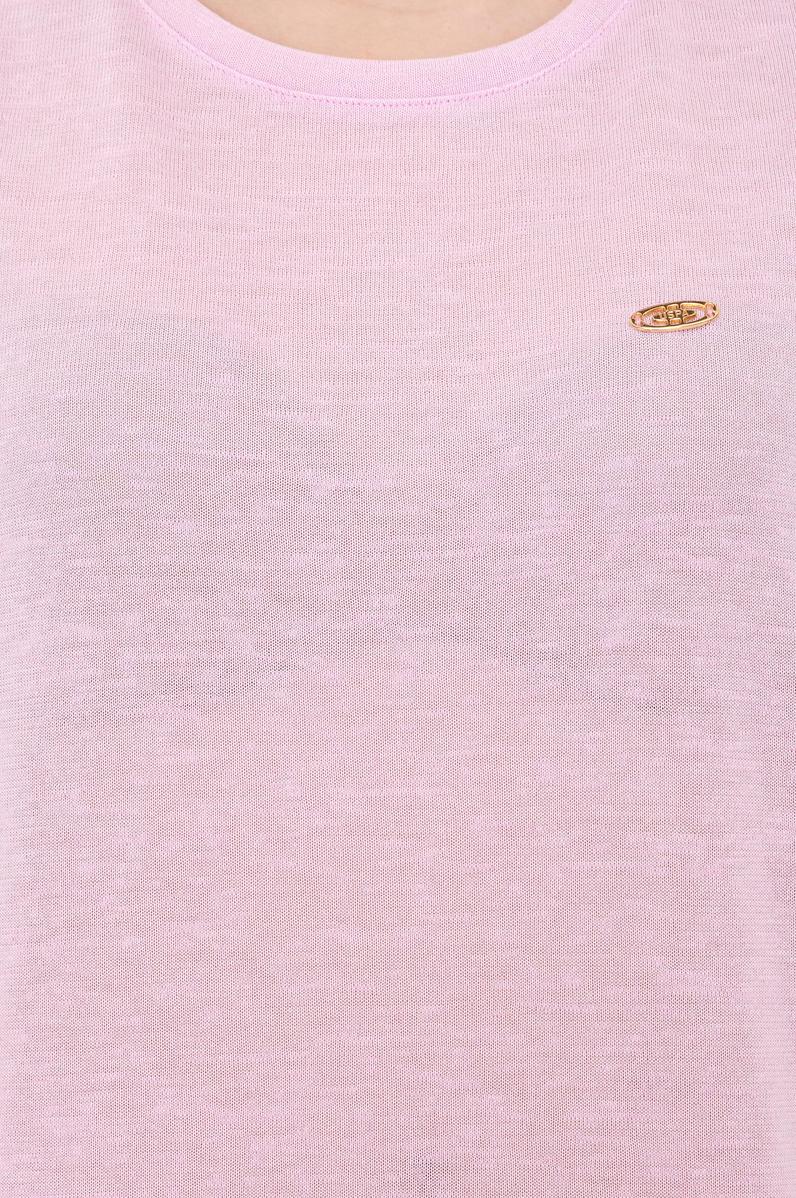 Kadın Manolya Bisiklet Yaka Tişört