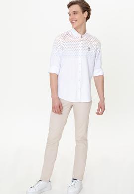 Erkek Bej Kanvas Pantolon - 50246109079