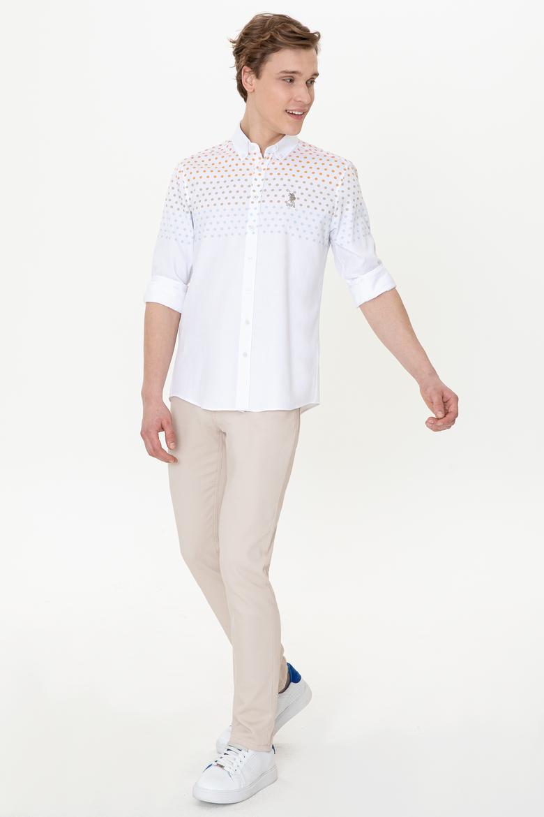 Erkek Bej Kanvas Pantolon - 50246109079