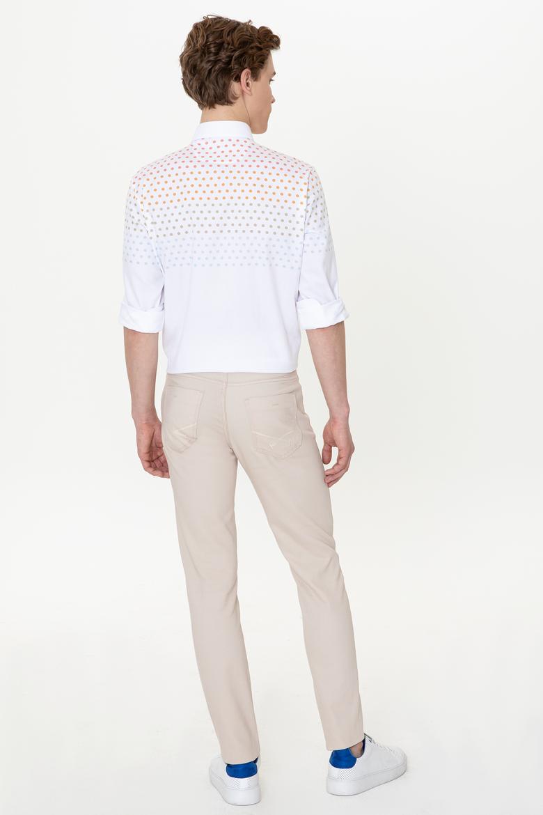 Erkek Bej Kanvas Pantolon - 50246109079