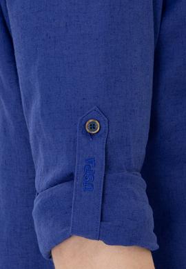 Erkek Mavi Uzun Kollu Basic Gömlek - 50246466096