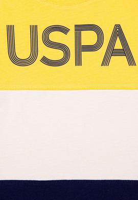 Çocuk Açık Sarı Bisiklet Yaka Tişört - 50247344042