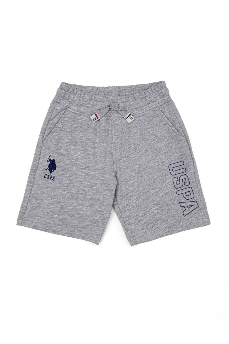 Çocuk Gri Melanj Örme Şort