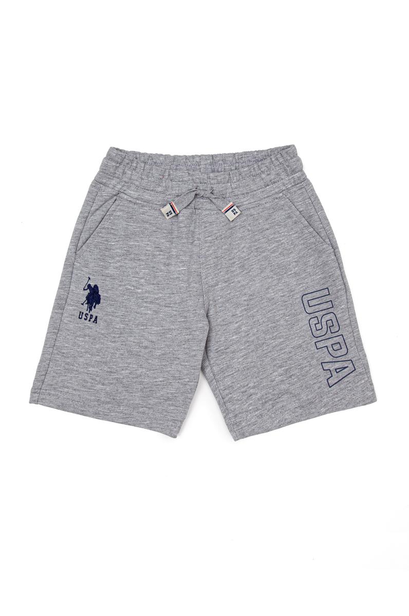 Çocuk Gri Melanj Örme Şort