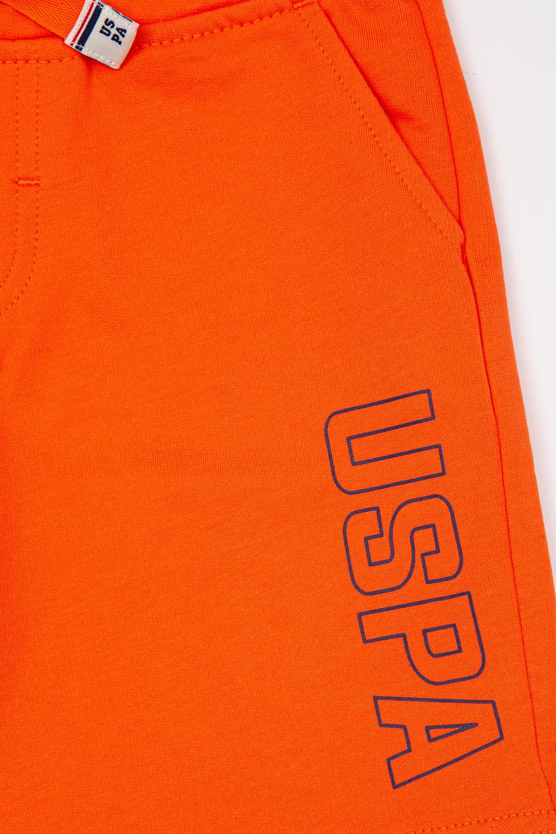 Çocuk Turuncu Örme Şort - 50248948023