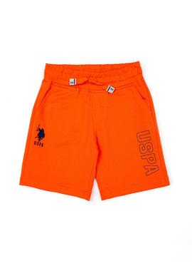 Çocuk Turuncu Örme Şort - 50248948023