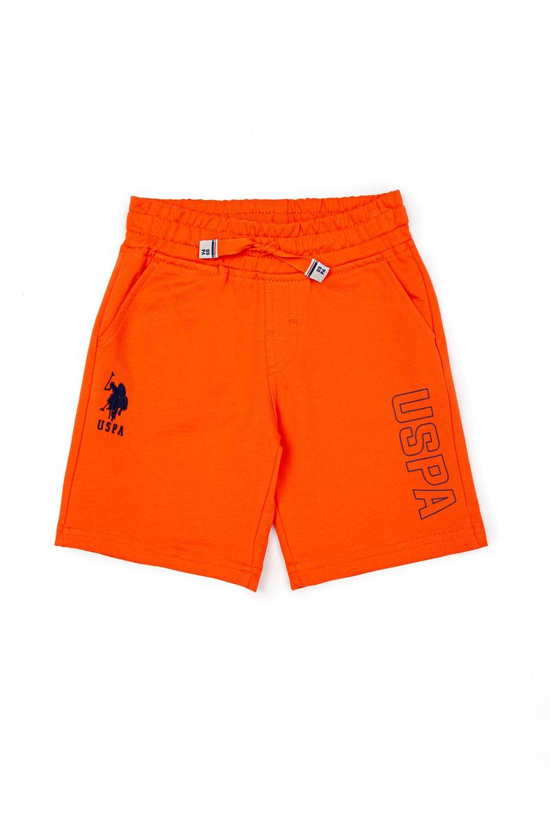 Çocuk Turuncu Örme Şort
