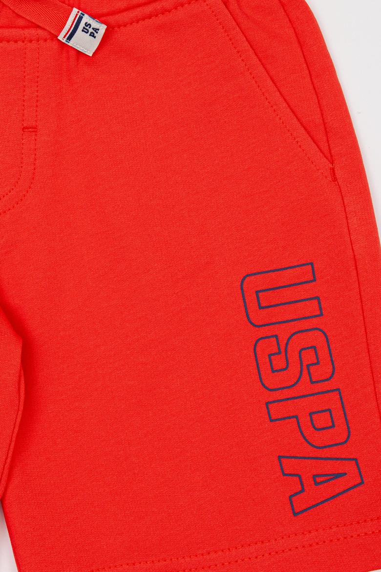 Çocuk Kırmızı Örme Şort - 50248948068