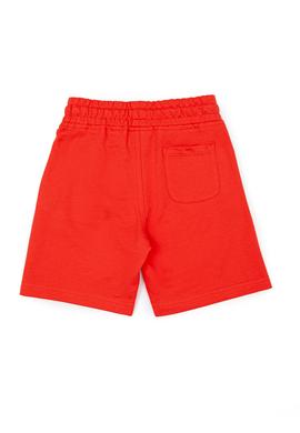 Çocuk Kırmızı Örme Şort - 50248948068