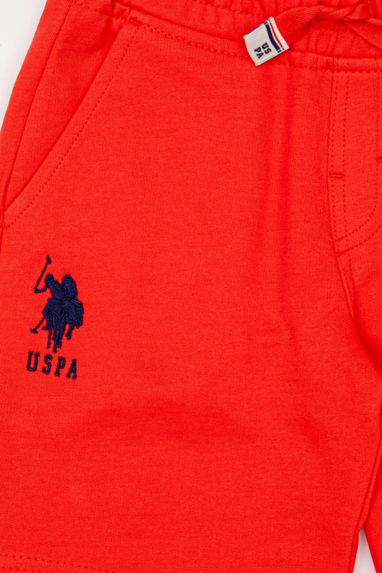 Çocuk Kırmızı Örme Şort - 50248948068