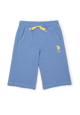 Çocuk Koyu Mavi Örme Şort - 50246131056