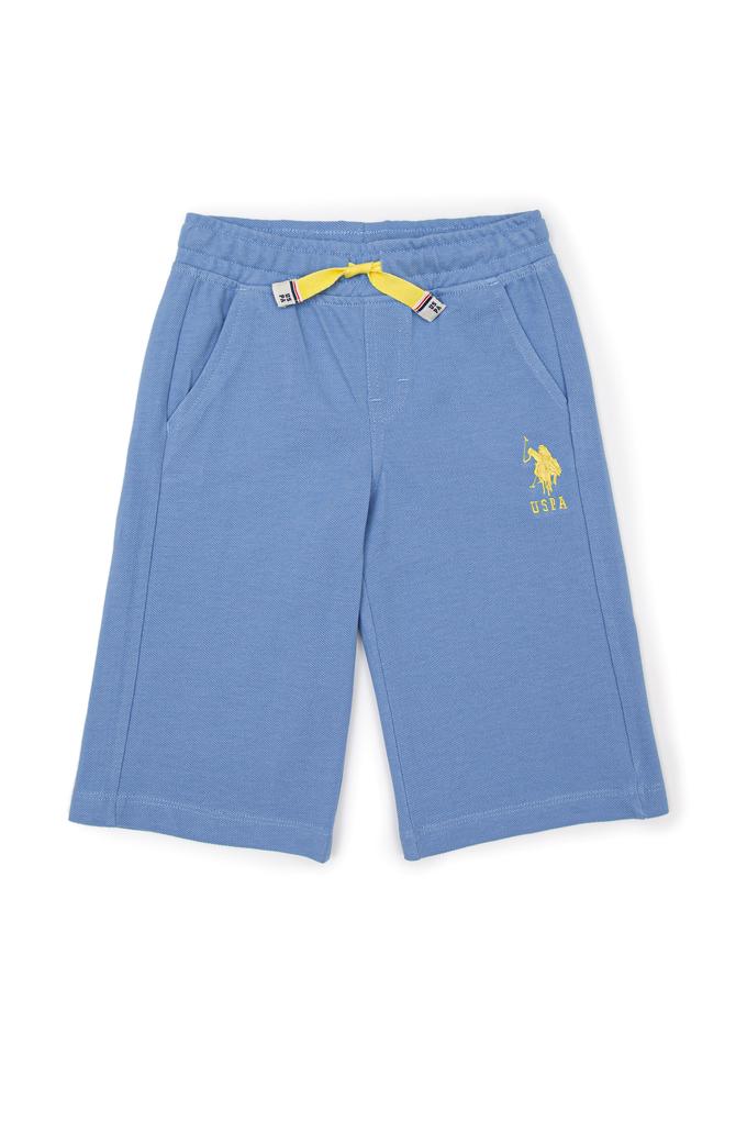 Çocuk Koyu Mavi Örme Şort