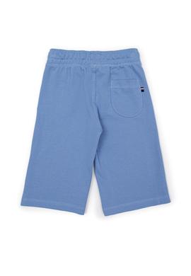 Çocuk Koyu Mavi Örme Şort - 50246131056