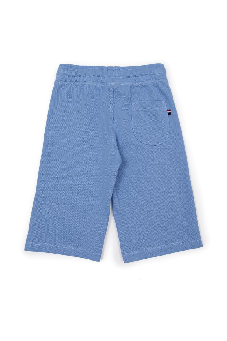 Çocuk Koyu Mavi Örme Şort - 50246131056