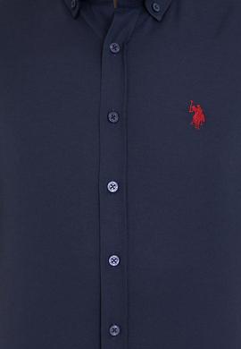 Erkek Lacivert Gömlek Uzunkol Basic - 50249786042