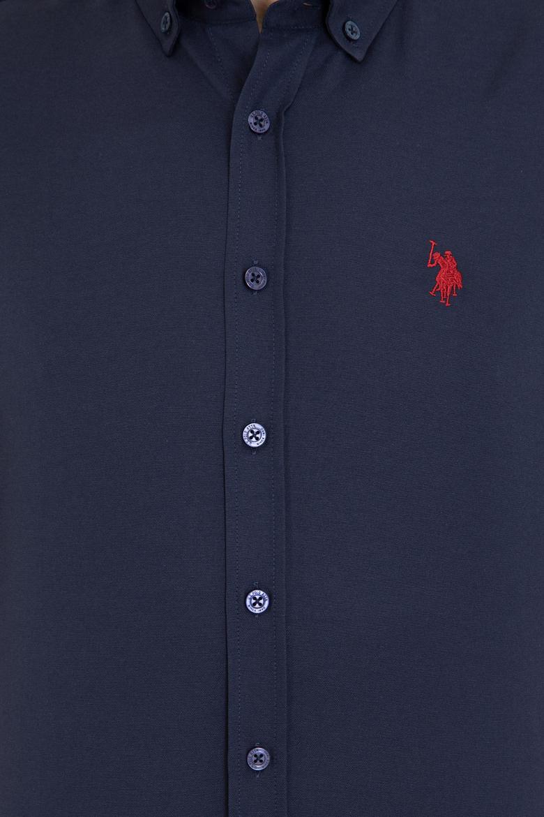 Erkek Lacivert Gömlek Uzunkol Basic - 50249786042