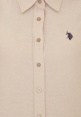 Kadın Camel Uzun Kollu Basic Gömlek - 50249850062