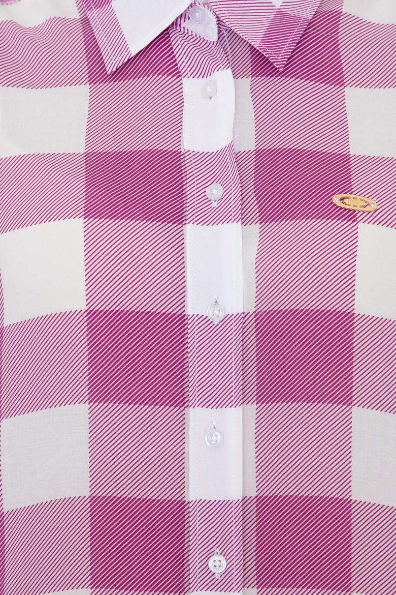 Kadın Menekşe Uzun Kollu Gömlek - 50251758012